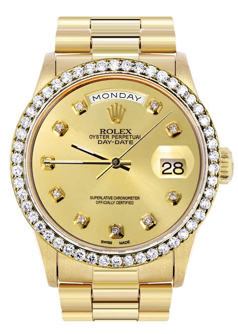 gold men rolex day date|day date gold Rolex price.